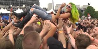 Image result for crowd-surfing