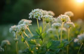 Attēlu rezultāti vaicājumam “Aegopodium podagraria flower”
