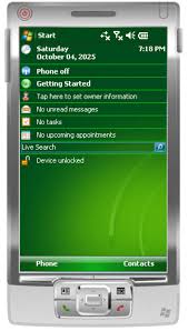 Image result for windows mobile 6.0 today screen