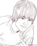 How to Draw Justin Bieber, Step by Step, Music, Pop Culture, FREE ...