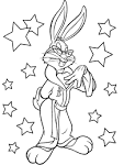 Bunny coloring page