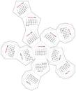 dodecahedron with Calendar - via Daymix