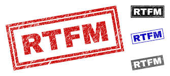 Image result for RTFM