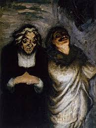 Image result for riot scene by honore-daumier