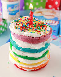 Image result for rainbow cake