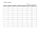 Planner Calendar Forms Templates Documents