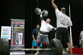 Professional Strongman, Sam McMahon, Is IN THE HOUSE! - 182lb_Apex_dumbell