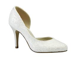 Paradox Pink CATHY Ivory Lace Wedding Shoes or Bridal - Cathy1__41085_zoom