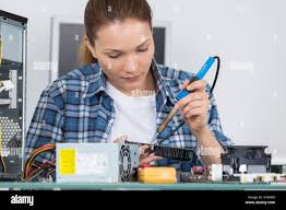 Image result for woman soldering