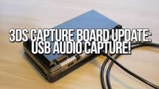 3DS Capture Card Update: USB Audio Capture (Test Included) - YouTube