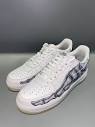 Size 8.5) DS Nike Air Force 1 Low QS White Skeleton / Halloween ...
