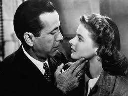 Humphrey Bogart and Ingrid Bergman in Casablanca, 1942