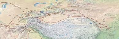 Image result for silk road map