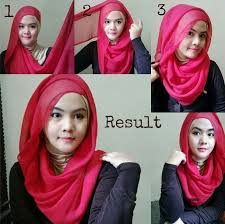 Tips Cara Memakai Jilbab Pesta Simple Modern Cantik