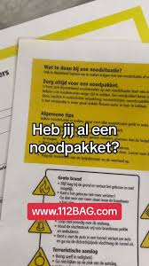 Image result for noodpakket nederland