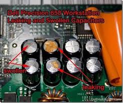 Image result for blown capacitor