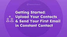 Getting started with Constant Contact