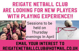 Image result for Reigate Netball Club
