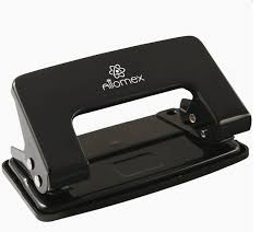 Image result for Дырокол, на 10 листов, пластиковый корпус,  (INDEX) 9073215117222