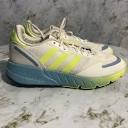 Adidas ZX 1K Boost Womens Size 6.5 Running Shoes White Green ...