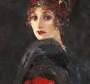 Beautiful painting by Sir John Lavery of his wife Hazel Lavery. - 6a00e55378e8898834015434a6cae3970c-450wi