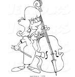 Bass Guitar coloring page