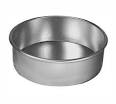 8" x 2" Round Aluminum Cake Pan / Deep Dish Pizza Pan