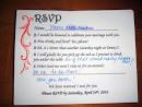 Fun RSVP Wording | Weddingbee