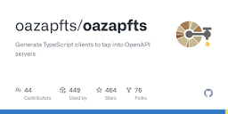 GitHub - oazapfts/oazapfts: Generate TypeScript clients to tap ...