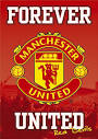 Forever United Man Utd FC Club Badge, Manchester United Football ...