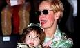 Paula Yates and her daughter