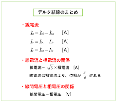 Image result for 3相3線 デルタ