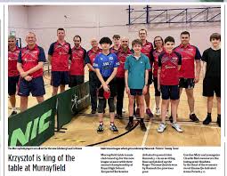 Image result for Murrayfield Table Tennis Club