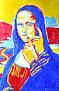 Deaf Mona Lisa v.5 20x30 inch oil on canvas - deafmonalisa5THUMB