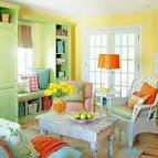 Gray Living Room With Bright Accents at Awesome Colorful Living ...
