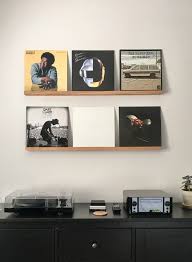 Record shelf vinyl display