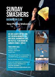 Image result for Hayley Badminton Club (Sunday Smashers)
