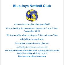 Image result for Blue Jays Netball Club