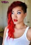 asian red lipstick wet n