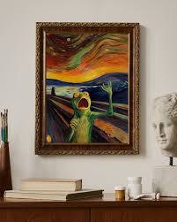 Image result for "the scream" parody