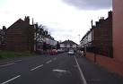 Taken from the A57 Hyde Road, leads down to Columbia Avenue. - via Daymix
