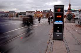 Afbeeldingsresultaat voor copenhagen bicycle counter