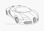 Car coloring page