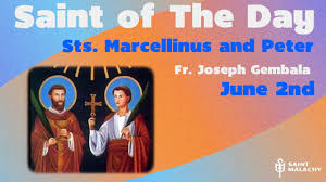 Image result for Saints Marcellinus and Peter