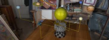 Image result for sphere checkered plane raytrace