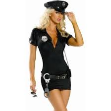 woman police officer costume