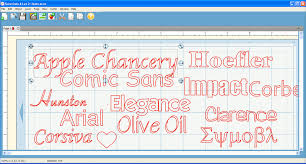 cricut fonts