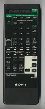 sony tv remote controls