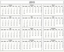printable 5 day calendars