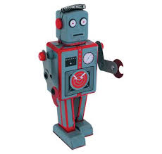 tin robot toy